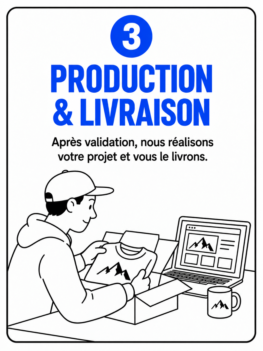 Illustration Réalisation & livraison